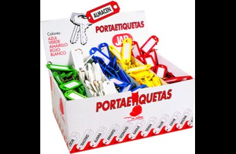 Porta-etiquetas / Caja Expositora