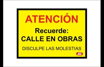 Cartel PVC 70 x 50 cm